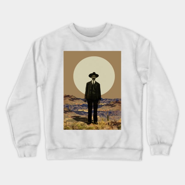 Man in Texas Crewneck Sweatshirt by SilentSpace